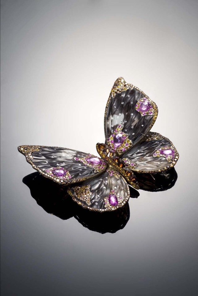 “亚马逊女皇”蝴蝶胸针